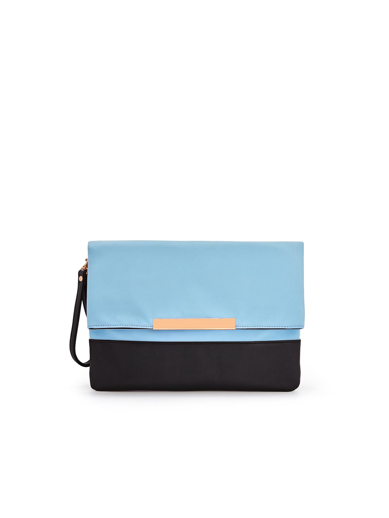 Pannelled Fold Top Clutch Pannelled Fold Top Clutch