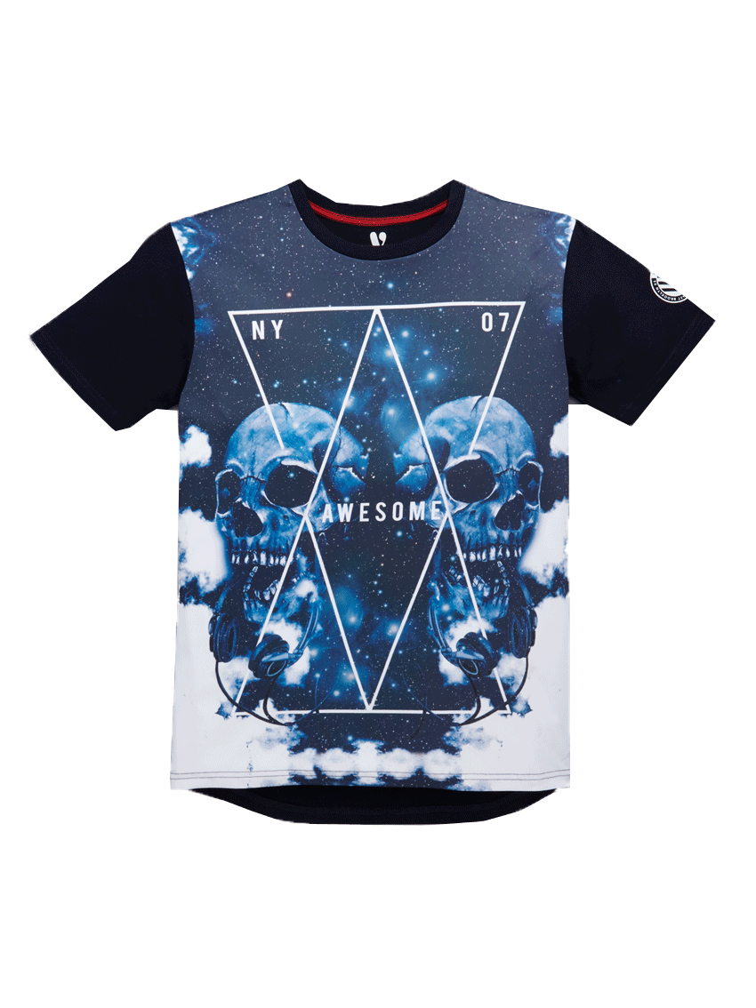 V By Very Awesome Skull Sublimation T-Shirt V By Very Awesome Skull Sublimation T-Shirt