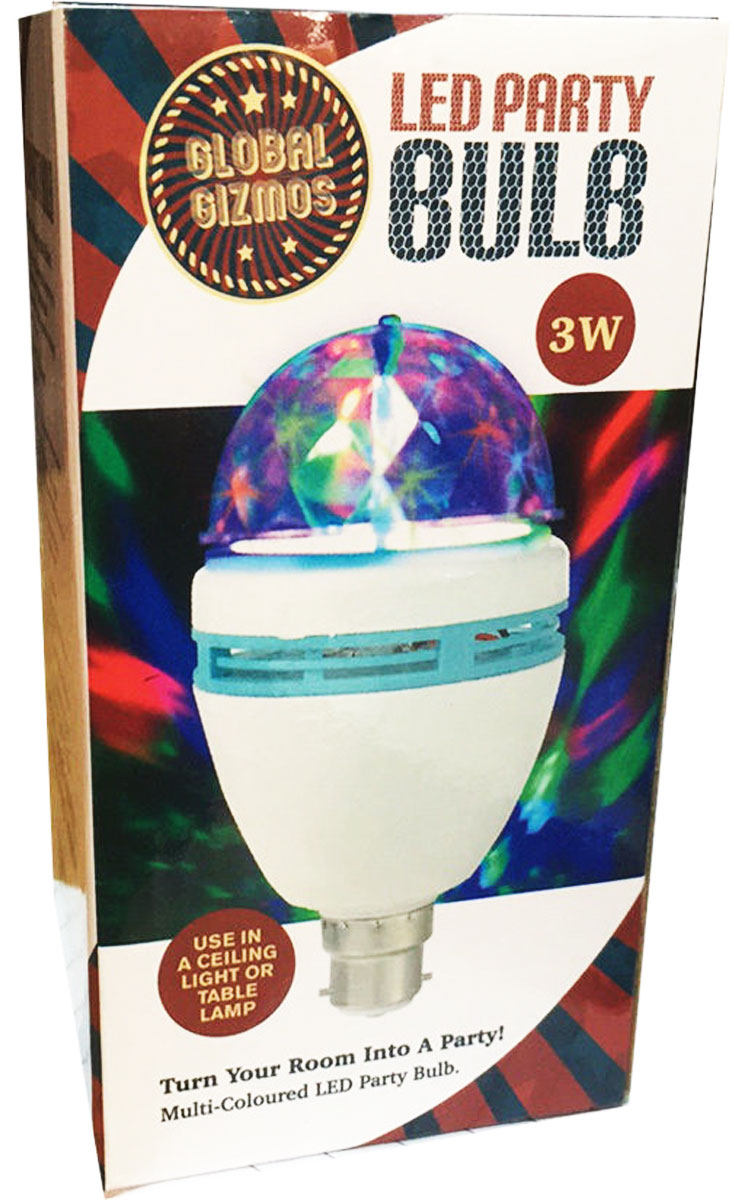 Global Gizmos 3W LED Party Bulb Global Gizmos 3W LED Party Bulb