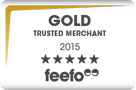 Feefo Gold Trusted Merchant 2015