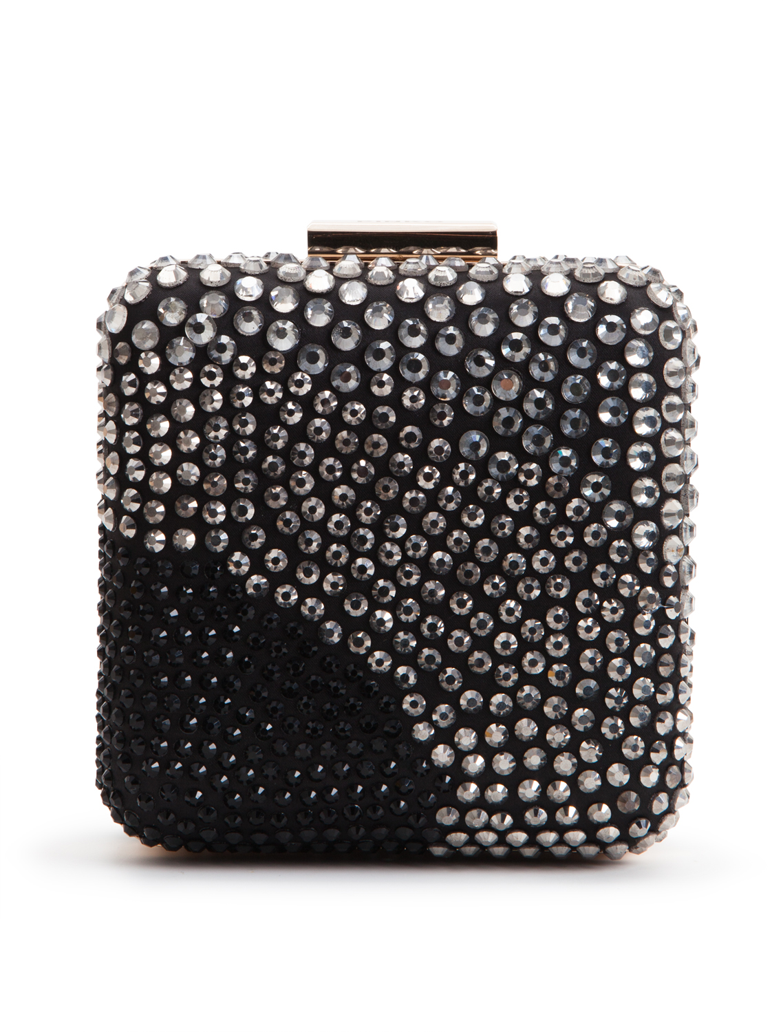 PINKO Crystal Embellished Square Clutch Bag PINKO Crystal Embellished Square Clutch Bag