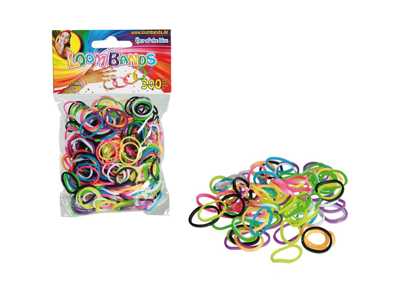 Image of Loom Bands Assorted 300 Pieces